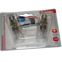 Ersatzteil - Set 2 Halogenlampen T25l E14 40 W Lang. Durchm. 81 Mm 23 Mm - - Far, Sangiorgio, Electrolux, Hoover, Fagor, Roblin, Zanker, Sauter, Aeg, 