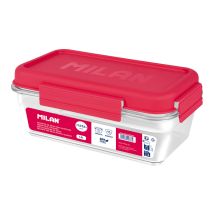 Fiambrera De Tritán Hermética Rectangular 1,2 L Nata 624 Rosa