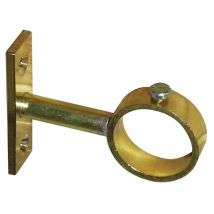 Soporte Para Tubo Armario Redondo Latón 20mm - Duval - 52-0933-1206