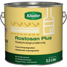 Kluthe - Primer Antiruggine Rostosan Plus Rosso-marrone Barattolo Da 2500 Ml (per 2)
