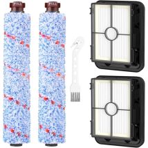 Accessoires Bissell Crosswave 3 En 1 C3 Pro 3555n Pour Aspirateur Sec Et Humide, 2 Brosses Multi-surfaces 1868 + 2 Filtres 1866