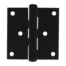 Intersteel - Cerniera Porta Con Cuscinetti A Sfera Va Ktg 76x76mm Din L/r Perno Estraibile Nero