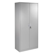 Metallschrank Werkstattschrank 80x39x180cm Werkzeugschrank Aktenschrank Grau