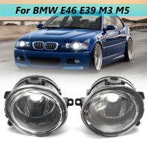 Insma - 1 Pair Of Front Left And Right Fog Lights For Bmw 3 Series E46 5 Series E39 M3 M5 1998-2004