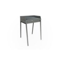 Lisa - Barbecue A Carbone Vesuvio 60x40 Portatile In Ferro Alluminato