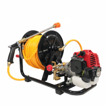 Varan Motors - Vr-38f Irroratore A Benzina Da 31 Cc A 4 Tempi, Portatile E Professionale, Con Avvolgituolo Da 50 M, Gittata Di 17 M