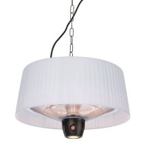 Hänge-infrarot-heizstrahler Artix Compact Bright Hanging White 1500 Watt Weiß - Sunred
