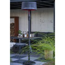 Sunred - Stand-infrarot-heizstrahler Artix Moderna Ultra Standing Black 2000 Watt