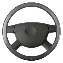 Carcomfort - Lenkradhülle Top Grip Carbon, Auto-lenkradschoner Universalgröße 38 Cm Schwarz