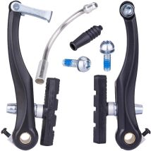 Apex Lot De 2 Paires De Freins V-brake Pour Vélo Avec Frein Avant Et Arrière De 70 Mm, Bras Long 110 Mm, Alliage D'Aluminium