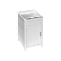 Mongardi - Mueble Para Lavadora Con Lavadero De Resina 45x50 Para Exterior Interior Con Fregadero