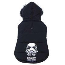 Sudadera para perro Star Wars – Sudadera negra con casco imperial – Ropa de invierno elástica y térmica – Licencia oficial Disney