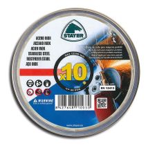 Oscar Diamant - Disco Extrafino Inoxidable Estándar Wa60tbf-41 Para Corte De Materiales Ferrosos Ø115x1x22,23mm (pack De 10 Unidades)