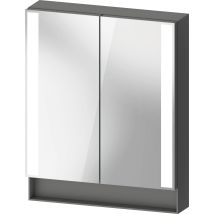 Duravit – Armadio a specchio sospeso Qatego con illuminazione LED – 600mm x 155mm x 750mm – IP 44