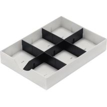 Schublade Doc 23 X 5,3 X 32 Cm (b X H X T) Geschlossen Inkl. 1 Längststeg 2 Querstege Polyl Weiß