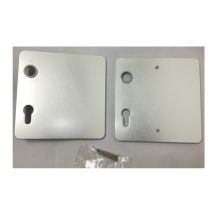 Hoppe - 2491763 F1 Aluminum Rectangular Plate For Doors And Windows
