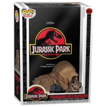Figura Pop Movie Poster Jurassic Park Tyrannosaurus Rex And Velociraptor