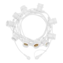 Catena luminosa 5m con 10 portalampada E27 – Lunghezza: 5 metri – Lotti