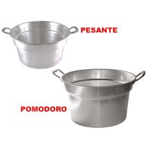 Caldaia in Alluminio Pomodoro 70 x 43 cm – Resistente alla Corrosione – Superficie Antiadherente – Maniglie Laterali – 2,5 kg