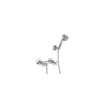 PAINI – Mezclador de ducha Tiffany con hidromasaje – Acabado cromo – Distancia entre ejes 150 mm – Salida de ducha M 1/2