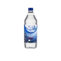 Robbyrob Destilliertes Wasser 1 Liter – Entionisiert – UV-bestrahlt – Chemisch rein – Ideal für Dampfbügeleisen, Luftbefeuchter, Aquarien