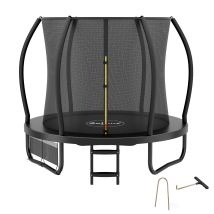 Zelsius Trampolin Schwarz Ø 228 Cm Für Den Outdoor-bereich, Trampolin Outdoor Für Maximal 100 Kg