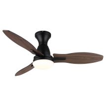 Dc Ceiling Fan Gale Black With Led & Remote