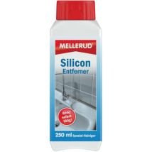 Removedor de silicona 250 ml – Elimina capas de silicona en acrílico, vidrio, cerámica, madera y más – Mellerud