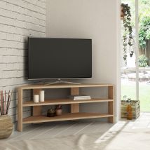 Toilinux - Mobile Tv Ad Angolo 3 Ripiani L114 Cm - Thales
