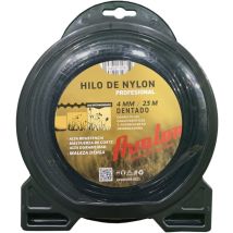 Avalon - Filo Dentato Universale In Nylon Per Decespugliatore E Tosaerba (3 Mm X 42 M)