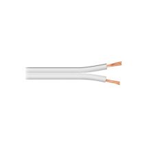 Parallelkabel 2x1mm² CCA Weiß – 100 Meter – Ideal für Elektronik, Robotik, Modellbau – Flexibles Kabel für langlebige Verbindungen