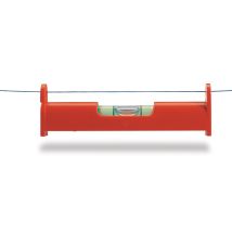 Stabila – Nivel de burbuja para cuerda SWW 7.8cm – Color rojo – Plástico