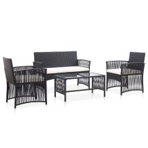 Prolenta Premium - Furniture Limited - Set Divani Da Giardino 4 Pz Con Cuscini In