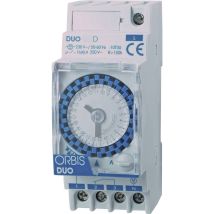 Zeitschalttechnik Duo D 230 V Timer Per Guida Din Analogico 230 V/ac - Orbis