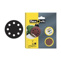 Flexovit - 78072764766 Hook & Loop Sanding Disc 150mm Coarse 50g (pack 6) Flv64766