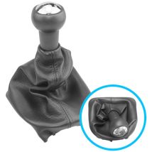 Pommeau De Vitesse Pour Peugeot 307 207 406 Remplacement Levier Vitesses Automatique 5 Vitesses Caoutchouc Et Cuir Synthétique