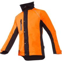 Giacca Antipioggia Alta Visibilità Arancione/nera Xl Xl Sip 1slrobxl