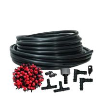 Suinga - Kit Di Gocciolamento Completo 25 Metri. Include Tubo Da 16 Mm + 25 Gocciolatori + Accessori Per L'Installazione