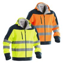 Giubbino Softshell Alta Visibilita Bright Giallo-navy M