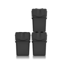 Sorti Box Juego De Cubos De Reciclaje Apilables (3, 25l) - Keden