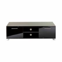 Modern White 140cm Matt Gloss Tv Stand Cabinet Suitable For 40 49 50 55 65 Inch 4k Led Flat Screen Tv's