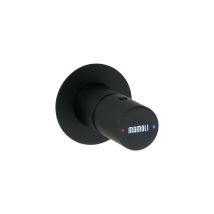 Eingebauter Duschumsteller 2 Ausgänge Mattschwarze Farbe Mamoli Tuttodunpezzo 27320000002k Matt-schwarz