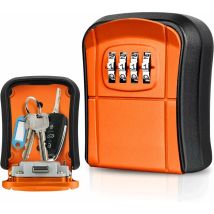 Schlüsselkasten Zur Wandmontage, Mini-safe Für Den Außenbereich Mit 4-stelligem, Zurücksetzbarem Code, Wasserdichter Schlüsselkasten Für Zuhause, 