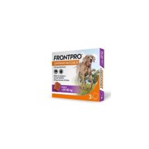 Frontpro - Comprimido Para Perros Masticable Antiparasitarios 25-50 Kg 3 Pastillas
