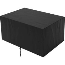 Housse Salon De Jardin 600d Oxford Tissu Housse De Protection Pour Mobilier Protection Contre La Pluie Et La Poussière,anti-uv (110x110x85cm,noir)