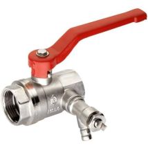 Cornat T571453 Vanne A Boisseau Spherique De Passage Avec Purge, 1'', 1 Zoll