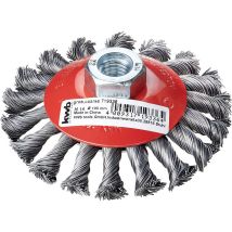 Kwb - Spazzole A Disco Aggresso-flex , Filo In Acciaio Hss Con Punta Per L'Uso Con Smerigliatrice Angolare 719336 1 Pz.