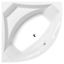 Polysan - Vasche Da Bagno - Vasca Da Bagno Angolare Rosana, 140x140x49 Cm, Bianco 64119