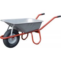 Capito – Carriola 85 Litri – Telaio in acciaio zincato, Ruote pneumatiche 400 x 100 mm –