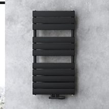 Design Badheizung Flachheizkörper 100x60cm Anthrazit Paneelheizkörper Einlagig Horizontal Mittelanschluss Bad-heizkörper - Doporro